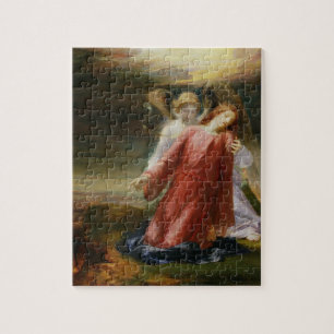 The Agony in the Garden, 1858 (oil on panel) Jigsaw Puzzle