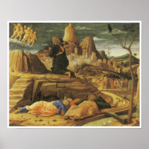 The Agony in the Garden. c 1460 Poster