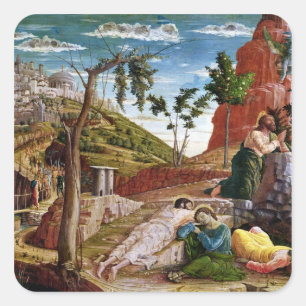 The Agony in the Garden Square Sticker
