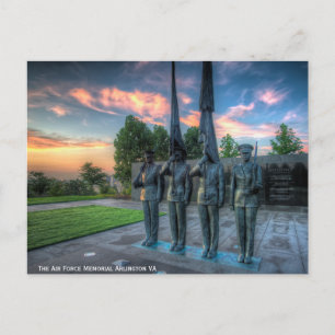 The Air Force Memorial Postcard