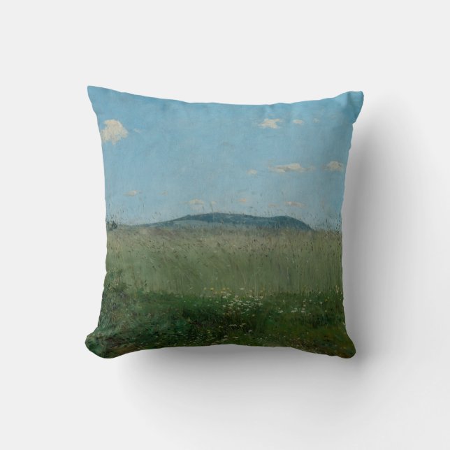 The Air of Home, 1895 (oil on canvas) Throw Pillow (Front)
