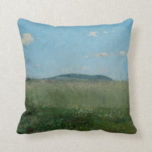 The Air of Home, 1895 (oil on canvas) Throw Pillow