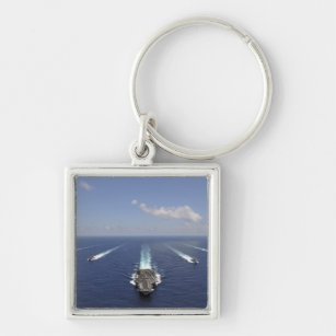 The aircraft carrier USS Abraham Lincoln Keychain