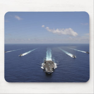 The aircraft carrier USS Abraham Lincoln Mouse Pad