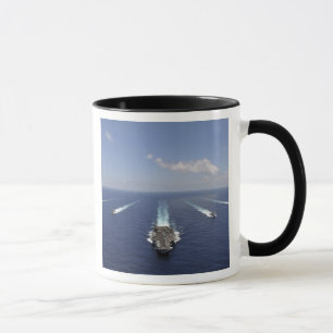 The aircraft carrier USS Abraham Lincoln Mug