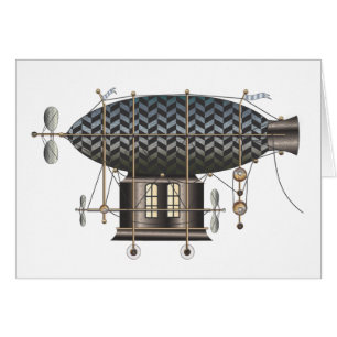 The Airship Petite Noir Steampunk Flying Machine