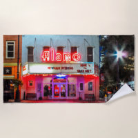 THE ALAMO Beach Towel