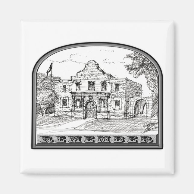 The Alamo: Magnet-2 Magnet (Front)