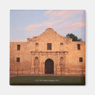 The Alamo Mission in modern day San Antonio, 2 Magnet