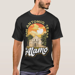 The Alamo San Antonio Texas Mission Vintage Retro  T-Shirt