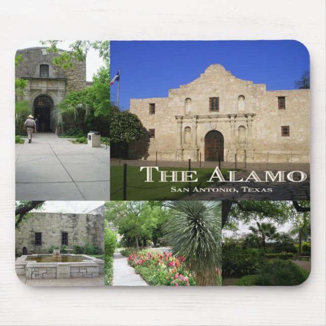 The Alamo, San Antonio, Texas Mouse Pad (Front)