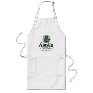 The Alaska Cat Cafe “Purr, Sip, Repeat” Long Apron