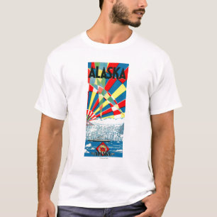 The Alaska Line Steamship Poster T-Shirt