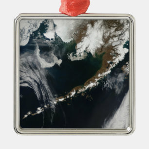 The Alaskan Peninsula and Aleutian Islands Metal Ornament