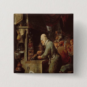 The Alchemist 2 Inch Square Button