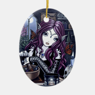"The Alchemist" Gothic Potion Fae Ornament
