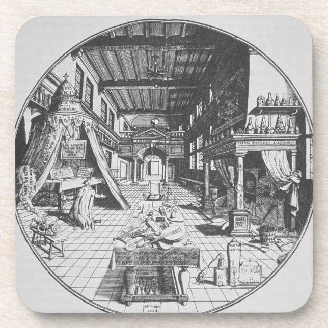 The Alchemist in his Laboratory, from 'Amphitheatr Coaster (Front)