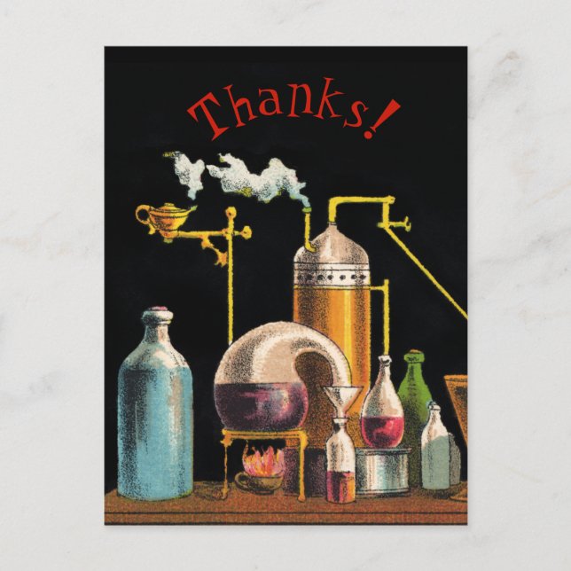 The Alchemist Mad Scientist Postcard (Front)