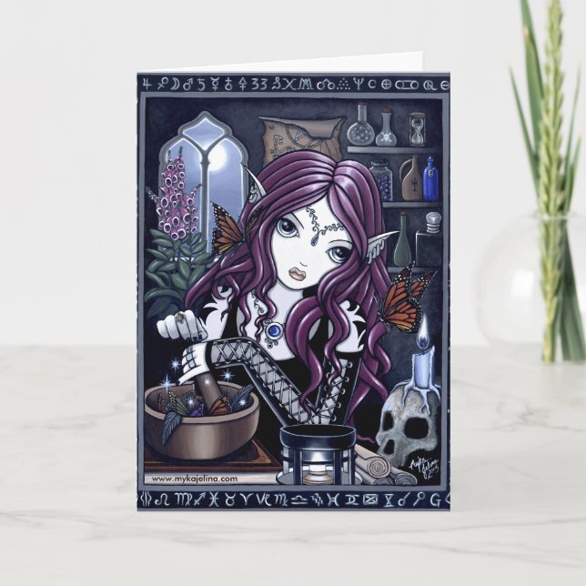 The Alchemist Magic Faerie Workshop Card (Front)