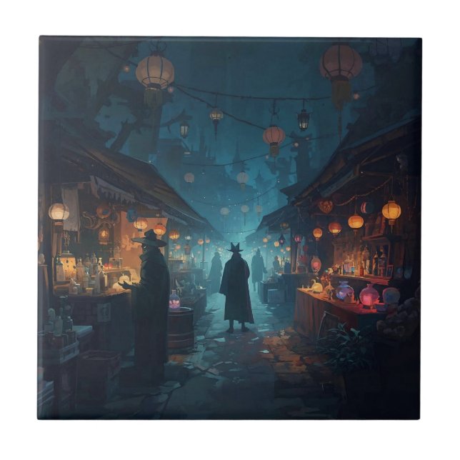 The Alchemist’s Lanterns Tile (Front)