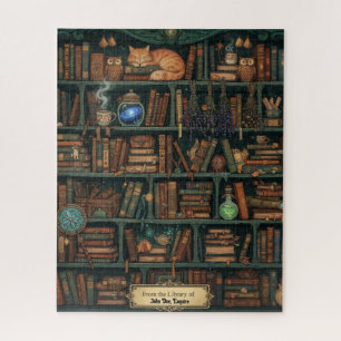The Alchemist's Personalized Library   Maximalist  Jigsaw Puzzle