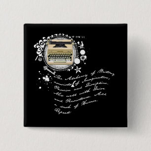 The Alchemy of Writing 2 Inch Square Button