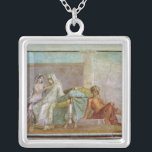 The Aldobrandini Wedding, 27 BC-14 AD Silver Plated Necklace<br><div class="desc">Roman's The Aldobrandini Wedding,  27 BC-14 AD located at the Biblioteca Apostolica Vaticana,  The Vatican,  Italy.</div>