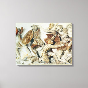 The Alexander Sarcophagus Canvas Print