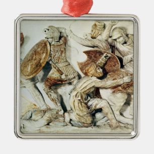 The Alexander Sarcophagus Metal Ornament