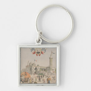 The Algerian Pavilion at the Universal Exhibition Keychain