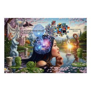 “The Algorithm of Dreams” – A Digital Portrait Poster