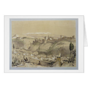 The Alhambra from the Albay, from 'Sketches and Dr