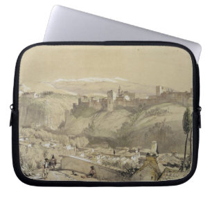 The Alhambra from the Albay, from 'Sketches and Dr Laptop Sleeve