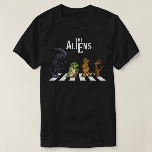 The Alien Abbey Road Parody Essential T Shirt (Design Front)
