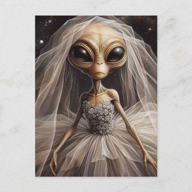 The Alien Bride Postcard (Front)