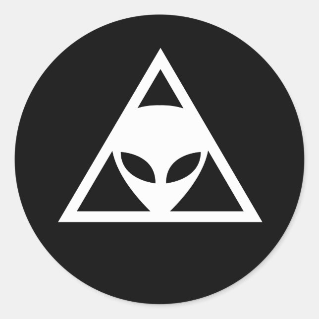 The Alien Conspiracy Classic Round Sticker (Front)