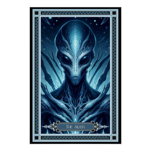 The Alien Tarot Card Poster