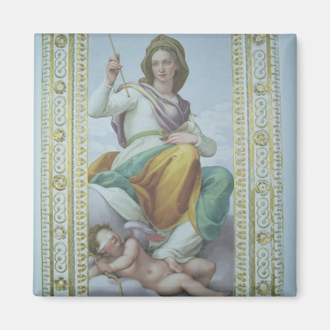 The Allegory of Chastity (fresco) Magnet (Front)