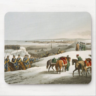 The Allies before Dantzic in Winter, engraved by M Mouse Pad