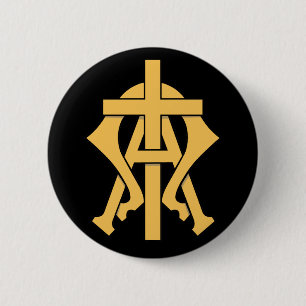 The Alpha & The Omega 2 Inch Round Button