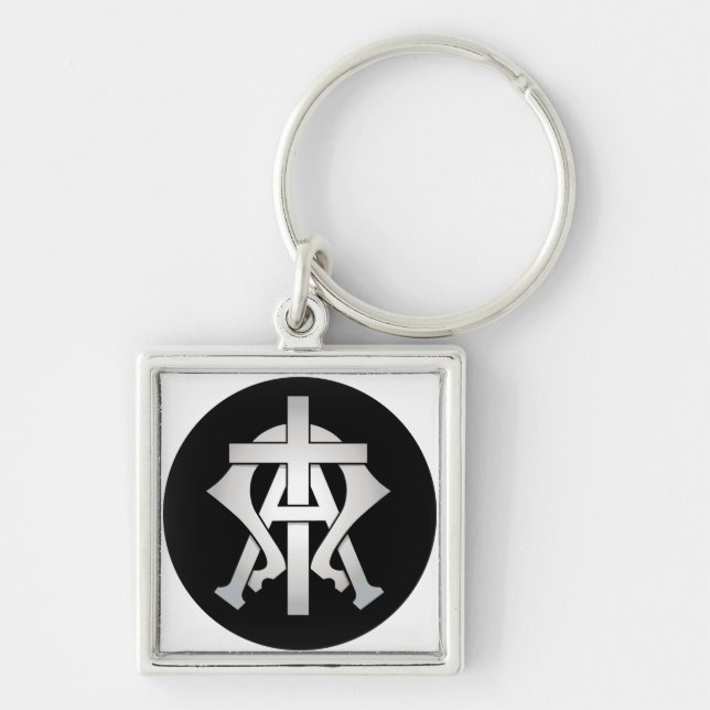 The Alpha & The Omega Keychain (Front)