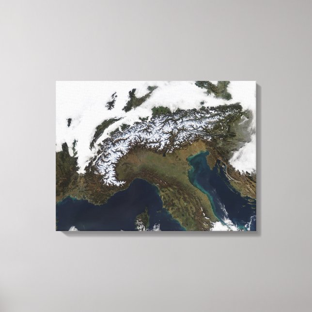 The Alps 2 Canvas Print (Front)