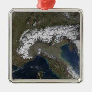 The Alps 3 Metal Ornament