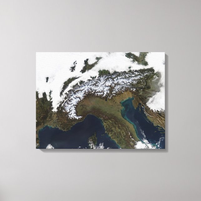 The Alps 4 Canvas Print (Front)