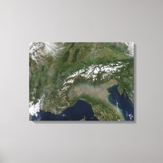 The Alps 4 Canvas Print (Front)