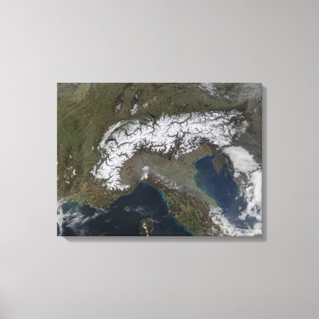 The Alps Canvas Print (Front)