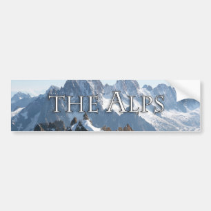 The Alps - Magnificent! Bumper Sticker