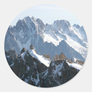 The Alps - magnificent! Classic Round Sticker