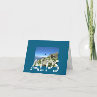 The Alps Thank You Card