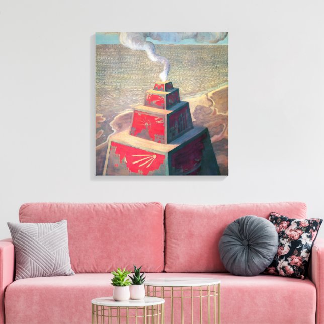 The Altar | Mikalojus Ciurlionis | Canvas Print (Insitu(LivingRoom))